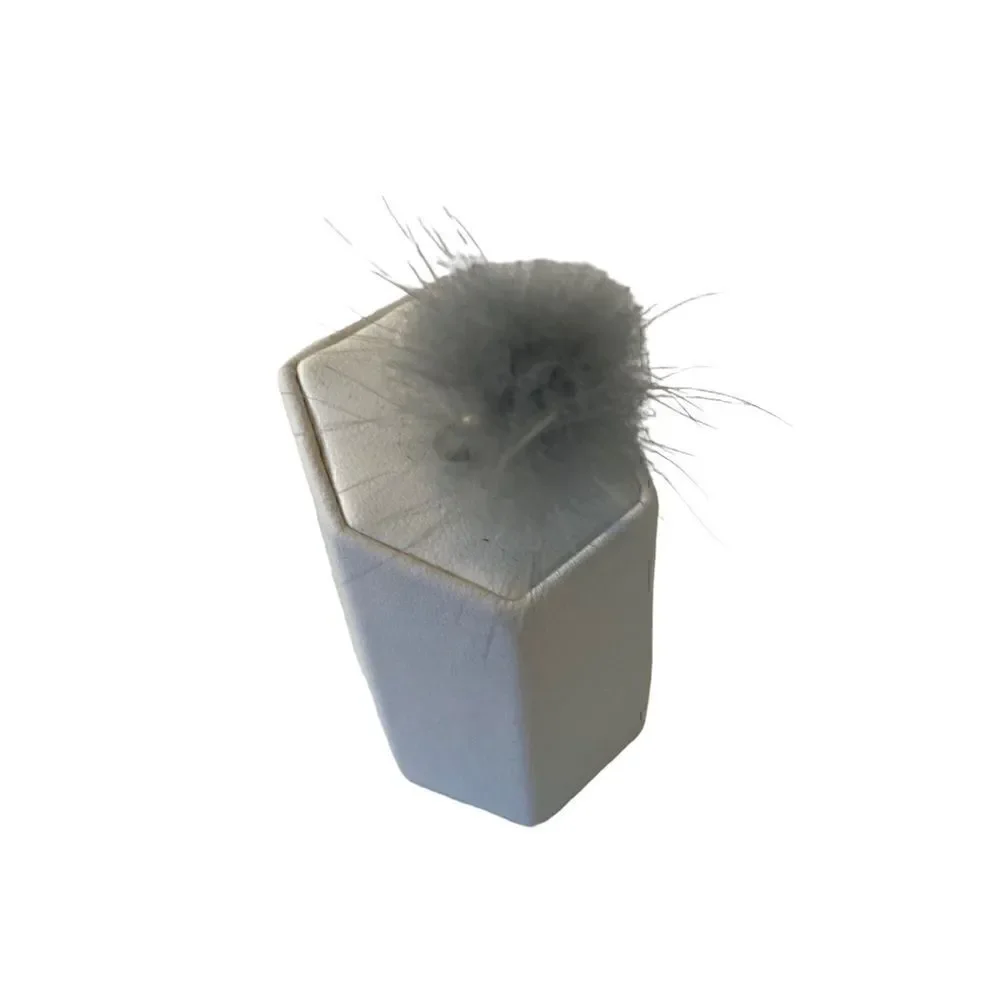 Furry Fun Silver Toned Adjustable Silver Toned Ring.